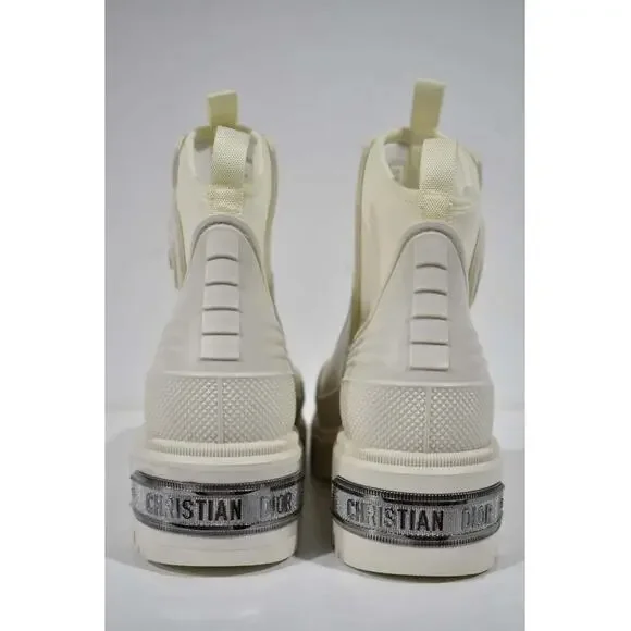 Dior Genesis Off White Logo Neoprene Rubber Winter Snow Short Ankle Rain Boot 38